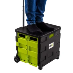 UPP Shopping Cart + Deckel Einkaufswagen Einkaufstrolley Tragekorb Einkaufskorb -Leifheit || Vileda || Wenko Verkaufsgeschäft 733d701f3fd45822f60fabb19578be8b