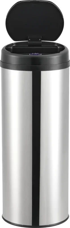 Sensor-Mülleimer 47L Abfalleimer Mit Sensorautomatik Kücheneimer Mit Sensor Edelstahl Silber -Leifheit || Vileda || Wenko Verkaufsgeschäft 73d814c943bcd4420b8de4c5cad9fac4