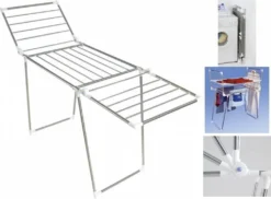 Wenko Flügel Wäschetrockner Profi Plus Edelstahl -Leifheit || Vileda || Wenko Verkaufsgeschäft 753075fe68793ec69f45a04ef65b7ca0