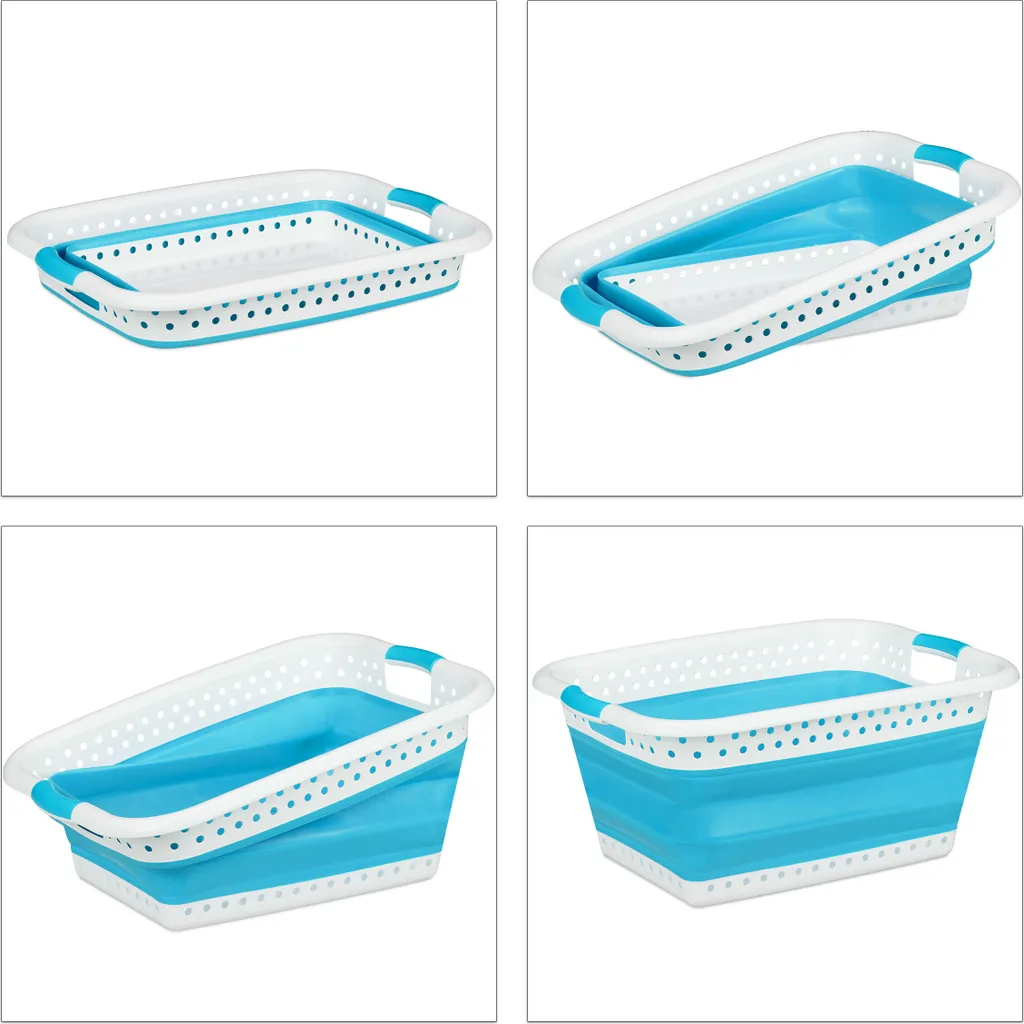 Relaxdays Faltbarer Wäschekorb 6 Relaxdays Faltbarer Wäschekorb – Bild 6