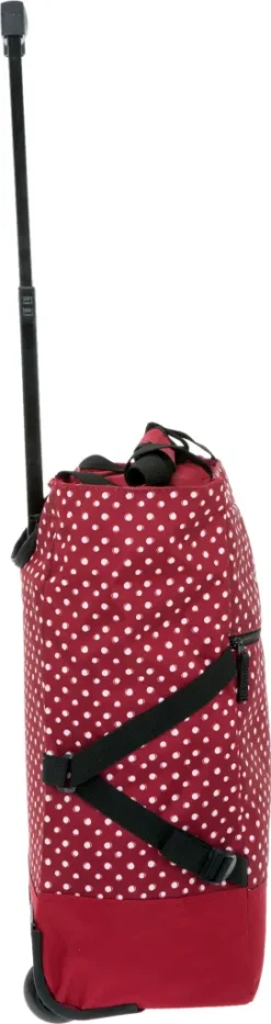 Einkaufstrolley Trolley Punta Wheel Einkaufsroller Einkaufswagen Shoppingtrolley Shopper EInkaufskorb Mit Rollen Und Gurten Trolly 10008-0220 Red Dots Punkte Rot + Bagboom Thermo TK Tasche -Leifheit || Vileda || Wenko Verkaufsgeschäft 758ec77894c0a567d0404eeb9550dea1