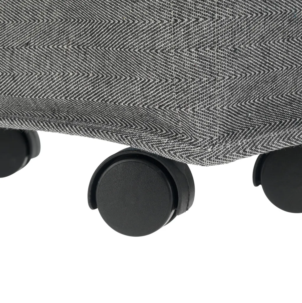 Wenko Wäschesammler Corno Prime Schwarz/Weiß 4 Wenko Wäschesammler Corno Prime Schwarz/Weiß – Bild 4