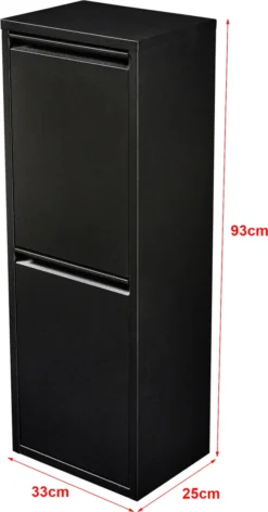 Mülltrennschrank ’Sollentuna’ Schwarz -Leifheit || Vileda || Wenko Verkaufsgeschäft 75be550156a77db06051e4b4d93817e2