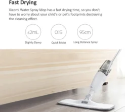 Deerma TB500 Mop Mit Wasserspray, 360° Drehung, 350ml Behälter, 1x Reinigungstuch 21 Deerma TB500 Mop Mit Wasserspray, 360° Drehung, 350ml Behälter, 1x Reinigungstuch -Leifheit || Vileda || Wenko Verkaufsgeschäft 7748d3ba4c326b96b7da3c4656956924