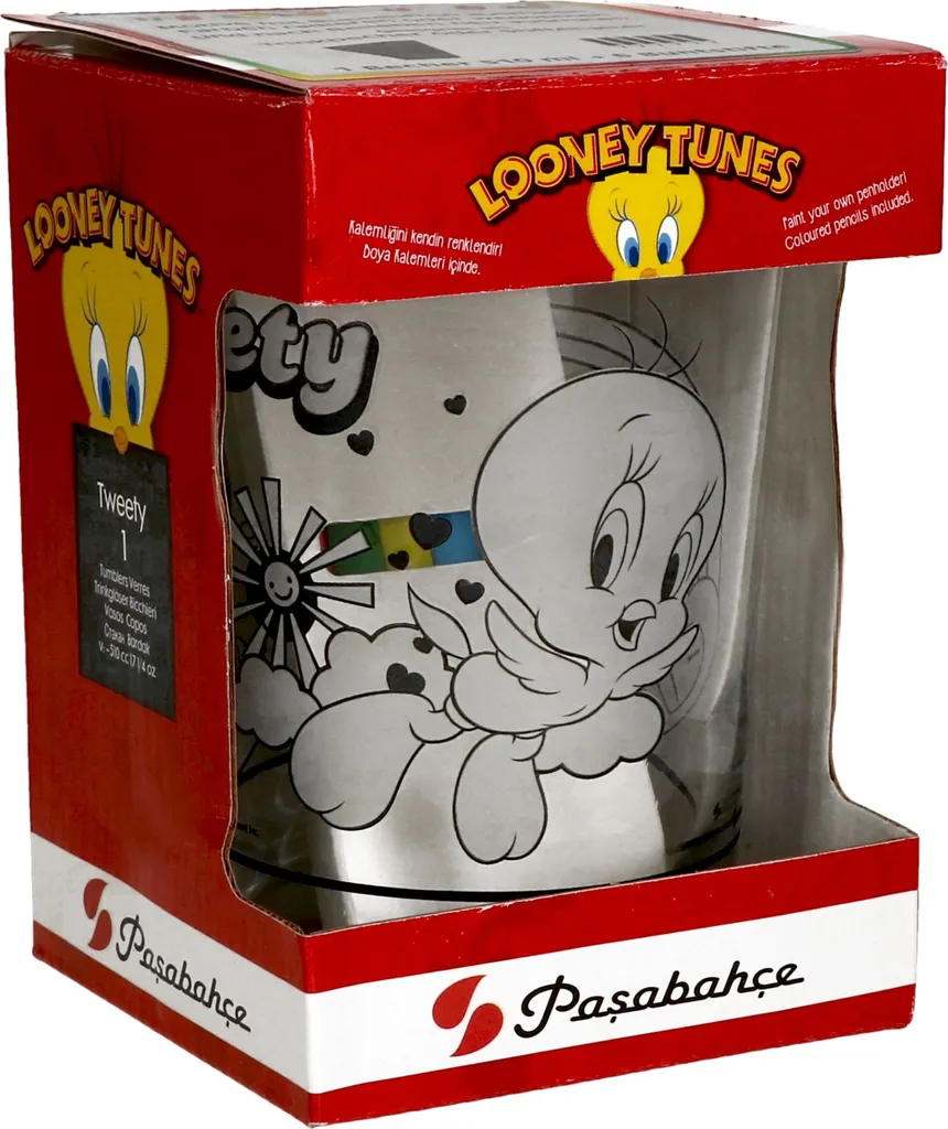 6x Tweety Glas Zum Anmalen Für Kinder Selber Bemalen Geburtstag Geschenk 3 6x Tweety Glas Zum Anmalen Für Kinder Selber Bemalen Geburtstag Geschenk – Bild 3