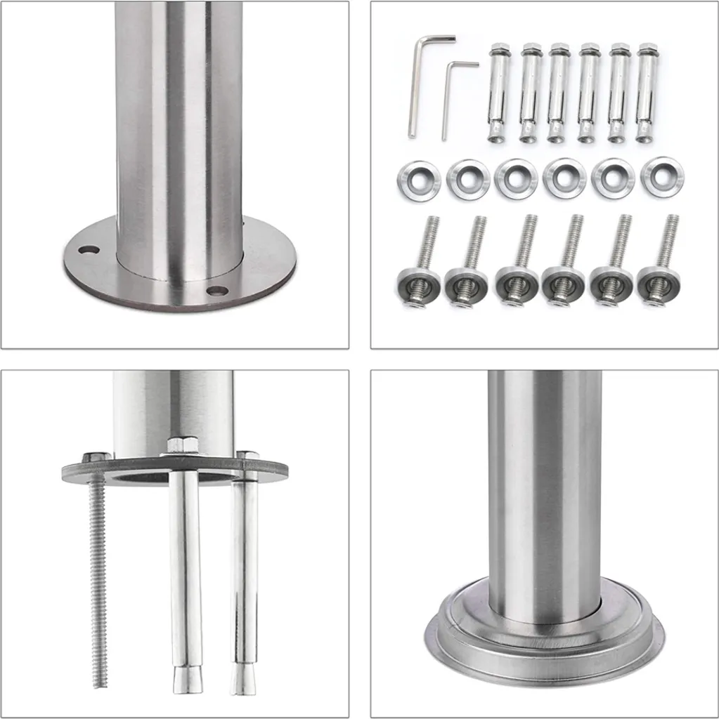 Iropro Treppengeländer Edelstahl Geländer 100cm Ohne Querstäbe Handlauf Balkongeländer Für Innen Außen 4 Iropro Treppengeländer Edelstahl Geländer 100cm Ohne Querstäbe Handlauf Balkongeländer Für Innen Außen – Bild 4