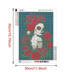 5D DIY Diamond Painting Full Diamant Kreuzstich Stickerei Malerei Schönheit Skelett Bilder Deko 30x40cm 7 5D DIY Diamond Painting Full Diamant Kreuzstich Stickerei Malerei Schönheit Skelett Bilder Deko 30x40cm -Leifheit || Vileda || Wenko Verkaufsgeschäft 79ac7193a4ef7741fcf22152a1a7fccb