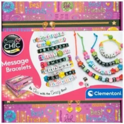 Clementoni Spielwaren Crazy Chic - Spruch-Armbänder Schmuck-Bastelsets Basteln & Kreativitätsspielzeug Freundschaftsarmbänder -Leifheit || Vileda || Wenko Verkaufsgeschäft 7c4f383948a16b1d32bda889d2c01bb4