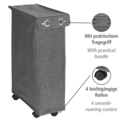 Wenko Wäschesammler Corno Prime Schwarz/Weiß 21 Wenko Wäschesammler Corno Prime Schwarz/Weiß -Leifheit || Vileda || Wenko Verkaufsgeschäft 7ce4a63200afae409796623aa27809da