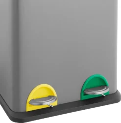 SVITA TC2X15 Mülleimer Grau 30 Liter Abfalleimer Mülltrennung Trennsystem Stahl 2x15L 6 SVITA TC2X15 Mülleimer Grau 30 Liter Abfalleimer Mülltrennung Trennsystem Stahl 2x15L -Leifheit || Vileda || Wenko Verkaufsgeschäft 7cf42f74d84c33df19d614fe72ceb71f