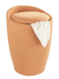 Wenko Hocker Candy Orange Leinenoptik -Leifheit || Vileda || Wenko Verkaufsgeschäft 7e2c461526ad12f383587ee9712f9aee