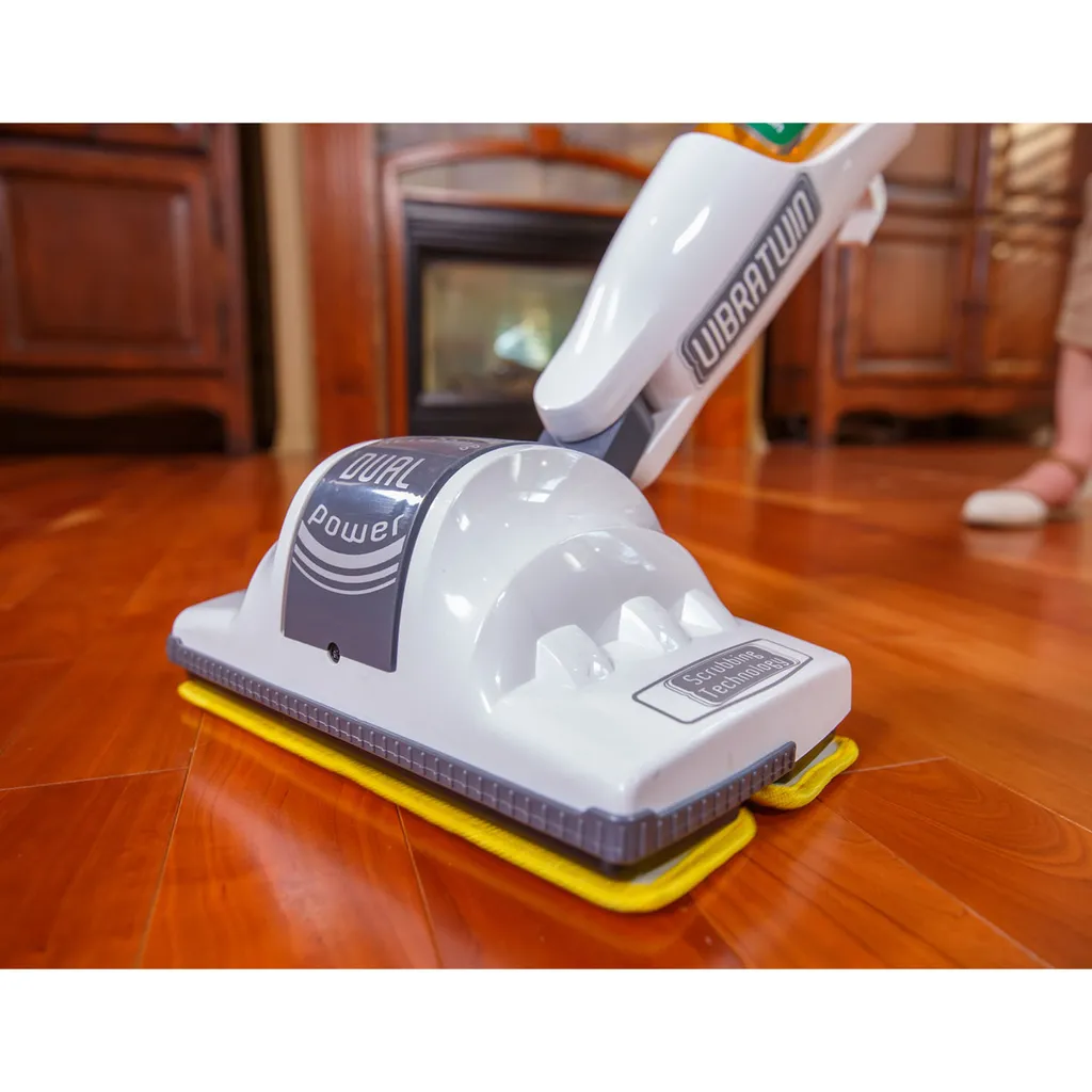 VibraTwin® - Bodenreiniger Für Reinigung Und Pflege Von Fußböden, Elektrischer Bodenwischer - Wischmopp, Poliermaschine, Mit Vibrierenden Matten Und Sprühfunktion - Aus Der TV Werbung 13 VibraTwin® - Bodenreiniger Für Reinigung Und Pflege Von Fußböden, Elektrischer Bodenwischer - Wischmopp, Poliermaschine, Mit Vibrierenden Matten Und Sprühfunktion - Aus Der TV Werbung – Bild 13