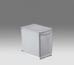 WESCO Einbau-Abfallsammler 30DT - 16 Liter, Hinter Drehtüren, Alugrau -Leifheit || Vileda || Wenko Verkaufsgeschäft 7efbe453987fccd2031f93caa323bee5