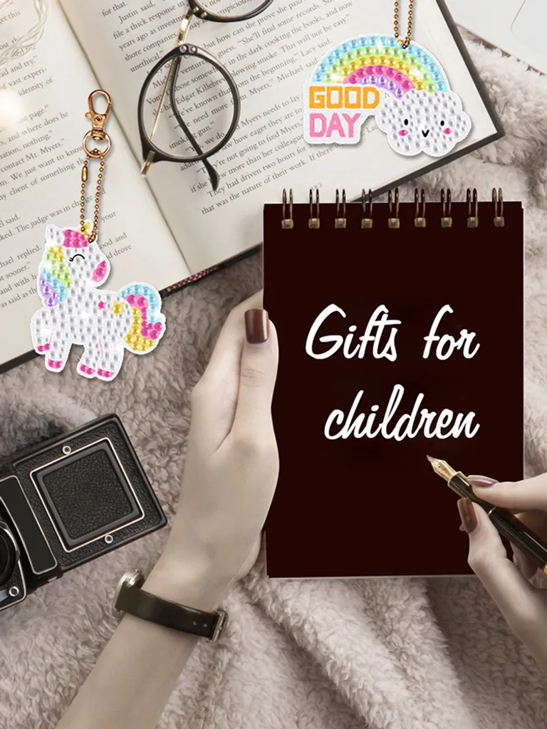 5D DIY Diamond Painting Schlüsselanhänger Set, Diamond Painting Schlüsselanhänger, 5D Diamond Diamond Painting Mit DIY Tools, Party Bag Kindergeburtstagsfeier 6 5D DIY Diamond Painting Schlüsselanhänger Set, Diamond Painting Schlüsselanhänger, 5D Diamond Diamond Painting Mit DIY Tools, Party Bag Kindergeburtstagsfeier – Bild 6