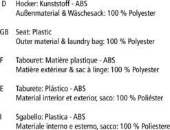 Wenko Hocker Candy Grey Leinenoptik, Mit Wäschesack -Leifheit || Vileda || Wenko Verkaufsgeschäft 7fa5e77556d13fe4d8f05c546faab96e