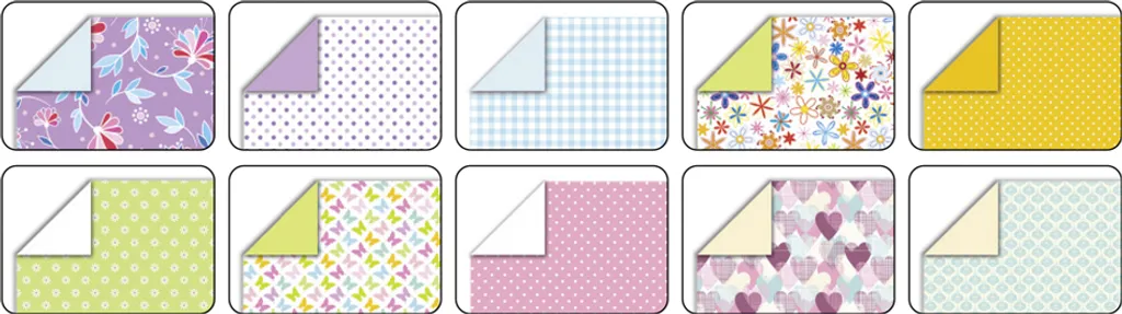 Folia Faltblätter "Springtime" 150 X 150 Mm 80 G/qm 50 Blatt 2 Folia Faltblätter "Springtime" 150 X 150 Mm 80 G/qm 50 Blatt – Bild 2