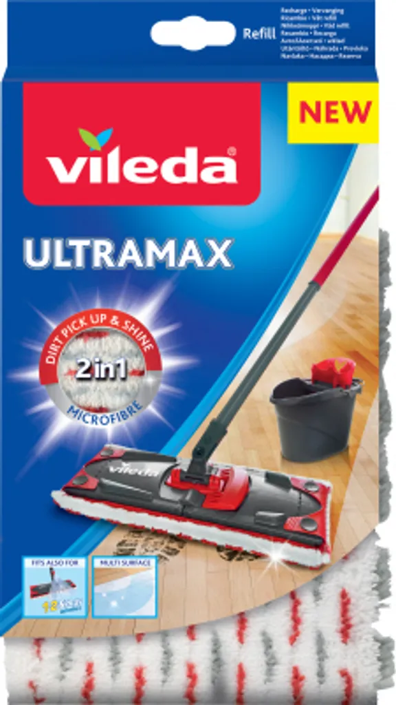 Vileda Wischbezug Ultramax Sensitive 2in1 33,5 Cm 7 Vileda Wischbezug Ultramax Sensitive 2in1 33,5 Cm – Bild 7