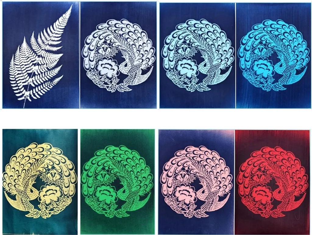 32 Stk Sonnendruck Papier Cyan Papier A5 Solar Zeichenpapier Hohe Empfindlichkeit Cyanotypie Papier + Rückwand DIY Bastelset, 20.8x15cm 10 32 Stk Sonnendruck Papier Cyan Papier A5 Solar Zeichenpapier Hohe Empfindlichkeit Cyanotypie Papier + Rückwand DIY Bastelset, 20.8x15cm – Bild 10