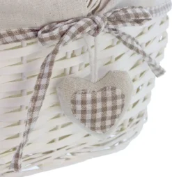 Bügelkorb "Liebesherz" Weiß Aus Holz Mit Stoffeinlage Einkaufskorb 9 Bügelkorb "Liebesherz" Weiß Aus Holz Mit Stoffeinlage Einkaufskorb -Leifheit || Vileda || Wenko Verkaufsgeschäft 846e41005041a3c8a8bf1af214fa688d