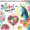 BeCreative Paper Art Flowers & Unicorn Ravensburger 18236
