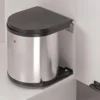 WESCO Rondo Einbau-Abfallsammler 15 Liter Edelstahl