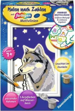 Wolfsportrait Ravensburger 28773