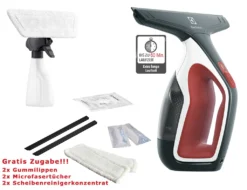 Akku Fenstersauger Fensterreiniger 60 Min Mikrofaser Electrolux