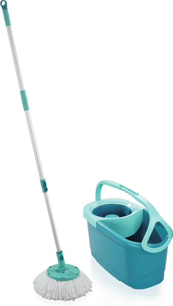 LEIFHEIT 55413 Set Rotation Disc Mop Ergo Clean Twist Bodenwischer 1 LEIFHEIT 55413 Set Rotation Disc Mop Ergo Clean Twist Bodenwischer