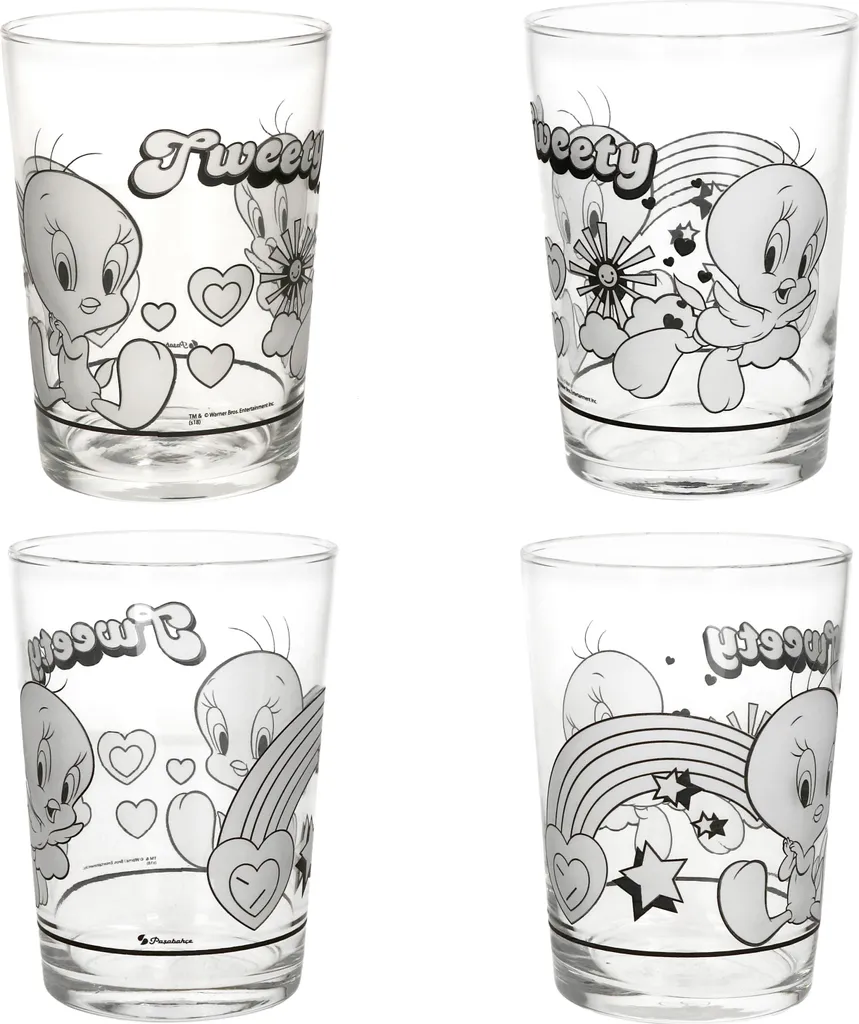 6x Tweety Glas Zum Anmalen Für Kinder Selber Bemalen Geburtstag Geschenk 7 6x Tweety Glas Zum Anmalen Für Kinder Selber Bemalen Geburtstag Geschenk – Bild 7