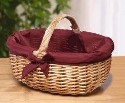 Einkaufskorb 'Rote Schleife' Füllkorb Flechtkorb Natur Bügel Einkauf Flaschen -Leifheit || Vileda || Wenko Verkaufsgeschäft 8a453de52df6012d7e438ed69fdd15d5