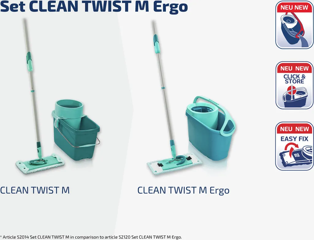 Leifheit Set CLEAN TWIST M Ergo 7 Leifheit Set CLEAN TWIST M Ergo – Bild 7
