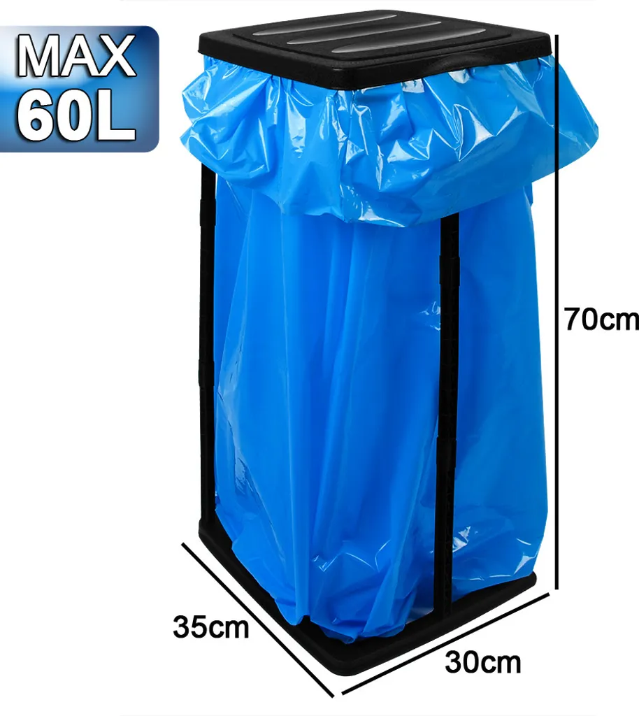 Deuba Müllsackständer Für Müllsäcke Bis 60 Liter 3fach Höhenverstellbar Müllsackhalter Abfallbehälter Müllbeutelhalter 4 Deuba Müllsackständer Für Müllsäcke Bis 60 Liter 3fach Höhenverstellbar Müllsackhalter Abfallbehälter Müllbeutelhalter – Bild 4