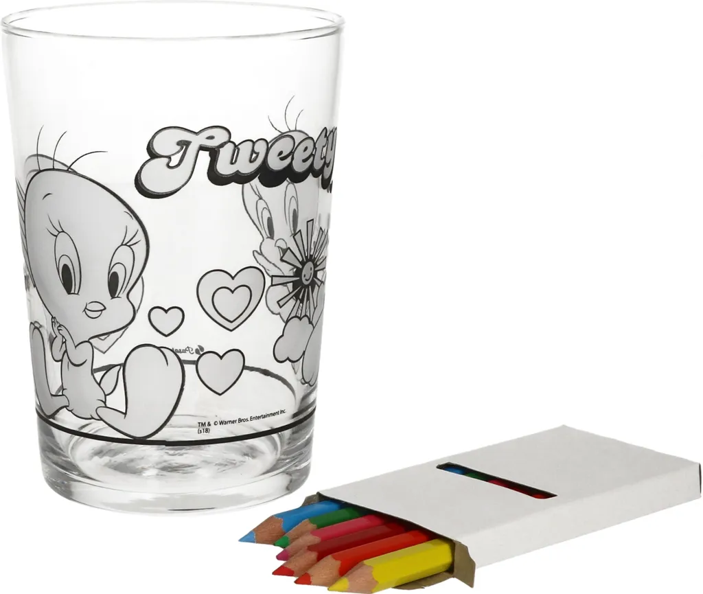 6x Tweety Glas Zum Anmalen Für Kinder Selber Bemalen Geburtstag Geschenk 5 6x Tweety Glas Zum Anmalen Für Kinder Selber Bemalen Geburtstag Geschenk – Bild 5