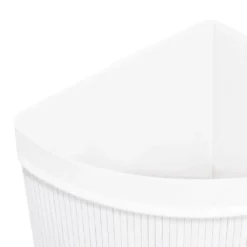 VidaXL Eck-Wäschekorb Bambus Weiß 60 L -Leifheit || Vileda || Wenko Verkaufsgeschäft 8e2584450b91c03780661fc4cfee656e