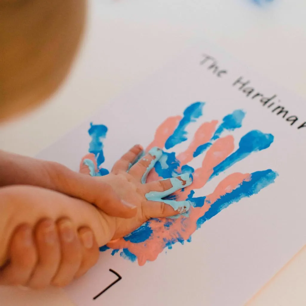 Pearhead Rahmen Mit Handabdruck Der Familie 5 Pearhead Rahmen Mit Handabdruck Der Familie – Bild 5