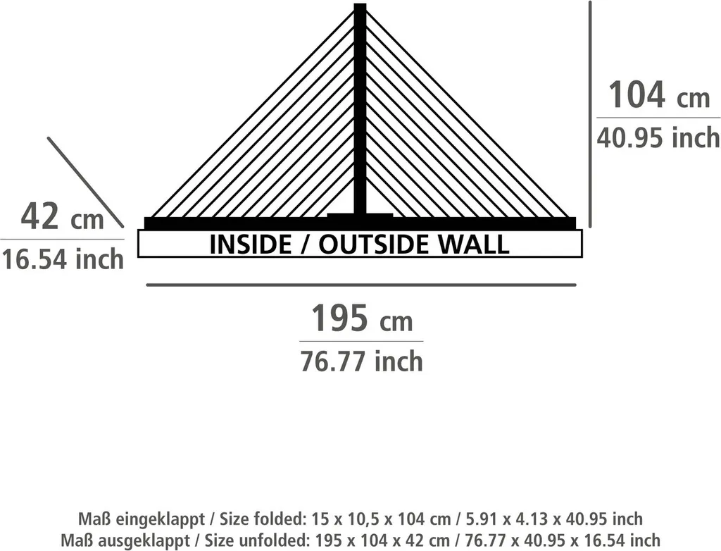 Wenko Wandwäschespinne 10 Wenko Wandwäschespinne – Bild 10