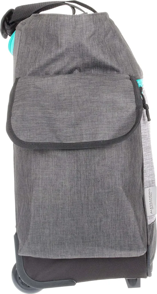 Trolley Einkaufstrolley Einkaufsroller Alessandro Pro Shopper Mit Stabilem Stand Einkaufstrolly Einkaufstasche Saunatrolley Trolly 38L 12894 Two Tone Grey Grau 5 Trolley Einkaufstrolley Einkaufsroller Alessandro Pro Shopper Mit Stabilem Stand Einkaufstrolly Einkaufstasche Saunatrolley Trolly 38L 12894 Two Tone Grey Grau – Bild 5