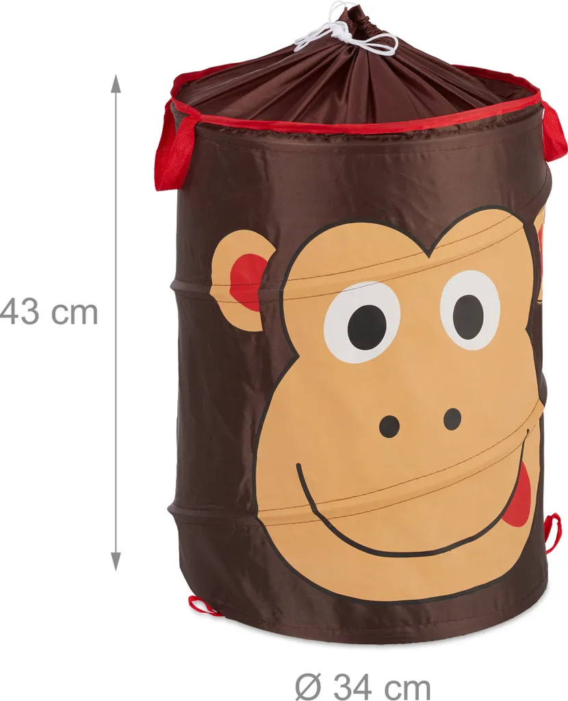 Relaxdays Pop-Up Wäschekorb Für Kinder 4 Relaxdays Pop-Up Wäschekorb Für Kinder – Bild 4
