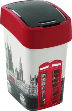 Mülleimer Curver Flip Bin 25L Schigdeckel Klappdeckel Abfalleimer Abfall Müll