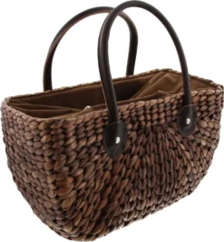 Maisstroh-Tasche, Mokka, T43 X B20 X H24 Cm, GH44 Cm, Einkaufstasche,Tragetasche -Leifheit || Vileda || Wenko Verkaufsgeschäft 8fe500572bf04ccf0fcf8e3d53ddc9bf