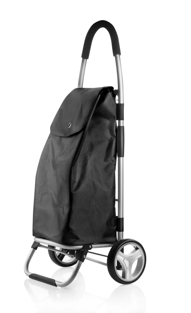 Einkaufstrolley "Shop Cruiser" In Schwarz, Faltbar, Mit 40l Volumen - Belastbar Bis 30kg 1 Einkaufstrolley "Shop Cruiser" In Schwarz, Faltbar, Mit 40l Volumen - Belastbar Bis 30kg