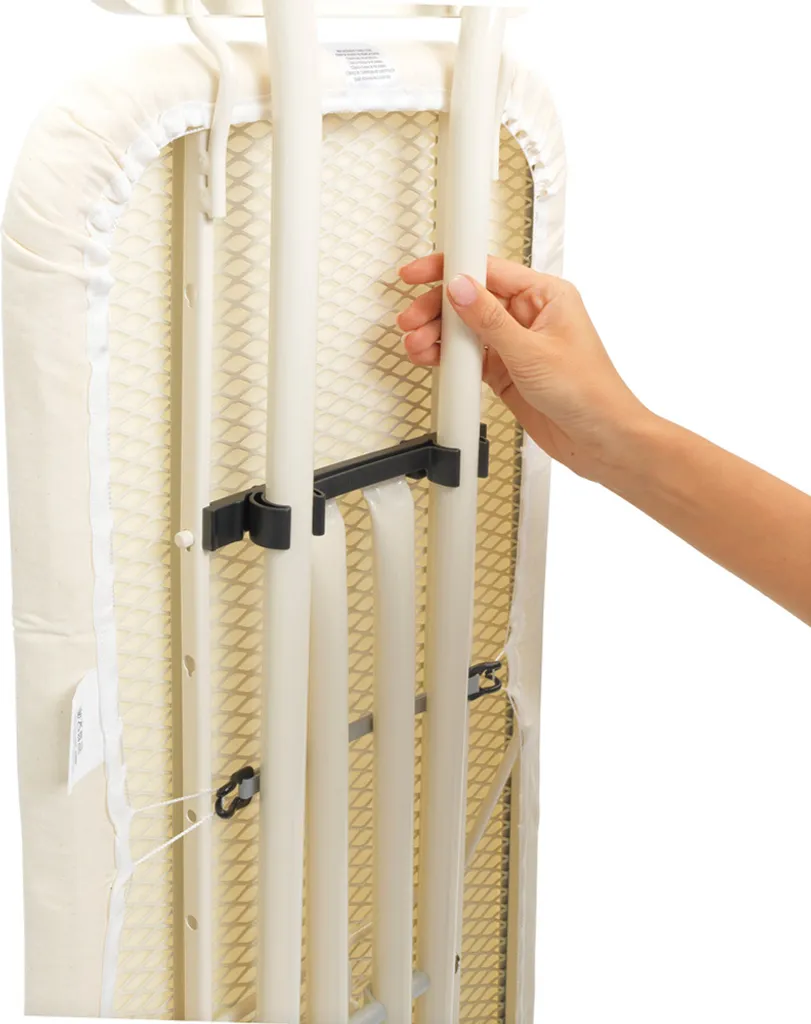 Brabantia Streckmetall Bügeltisch Mit Dampfstopmulde Solide, Bügel Tisch, Bügelbrett, Tropical Leaves / Fresh White, 124 X 38 Cm, 118364 6 Brabantia Streckmetall Bügeltisch Mit Dampfstopmulde Solide, Bügel Tisch, Bügelbrett, Tropical Leaves / Fresh White, 124 X 38 Cm, 118364 – Bild 6