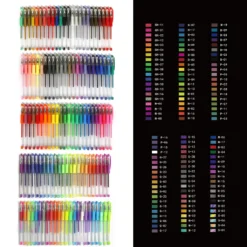 H&B 240 Glitter Color Artist Gel Pen Set Mit 120 Passenden Farbminen Feine Tipps Malbuch Zum Zeichnen Skizzieren Schule Schrein Lieferanten Bue Rozubehoer DIY Tools Kit -Leifheit || Vileda || Wenko Verkaufsgeschäft 91e16a39aae2a1c6e108a5fec05f702d