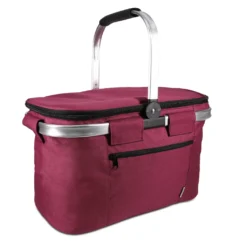 Navaris Thermo Einkaufskorb Kühltasche Faltbar - 27L Kühlkorb Picknickkorb Isolier Korb - 43x26cm Einkaufstasche Coolerbag Auslaufsicher In Rot -Leifheit || Vileda || Wenko Verkaufsgeschäft 92baace82df445df9b70d513acbb51dc