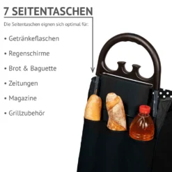 Einkaufstrolley HIMY XL Schwarz Gepunktet Mit 78l Fassung & Seitentaschen 11 Einkaufstrolley HIMY XL Schwarz Gepunktet Mit 78l Fassung & Seitentaschen -Leifheit || Vileda || Wenko Verkaufsgeschäft 92f121ec79b097cbe5601d0c7315403c