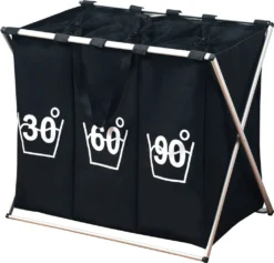 Kesper Wäschesammler Mit Dreifacher Einteilung, Trio, Schwarz 19590 18 Kesper Wäschesammler Mit Dreifacher Einteilung, Trio, Schwarz 19590 -Leifheit || Vileda || Wenko Verkaufsgeschäft 92f23a607955c17a240028e17a9aa642