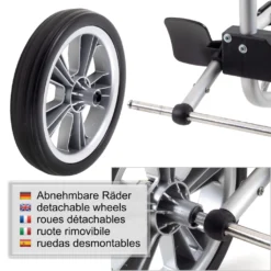 Andersen Shopper Alu Star Höhenverstellbar Mit Rad Ø 20cm Und 47 Liter Tasche Mara Schwarz -Leifheit || Vileda || Wenko Verkaufsgeschäft 936dfc91fe000352404737803e75e546