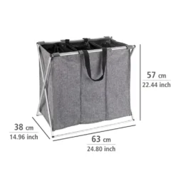 Wenko Wäschesammler Trio Grau Meliert 20 Wenko Wäschesammler Trio Grau Meliert -Leifheit || Vileda || Wenko Verkaufsgeschäft 93a4760a16a4a2c465f9cd0312a21053