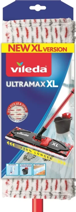 VILEDA Flacher Mop Mit Teleskopstange ULTRAMAX XL 42CM -Leifheit || Vileda || Wenko Verkaufsgeschäft 93ef6a11a38de54a39d0fc9f7d2dc879
