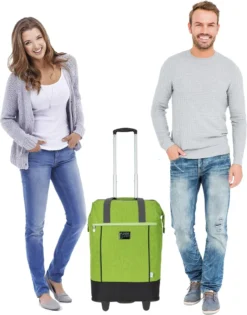 Punta Big Wheel Einkaufsroller Shopper Einkaufswagen Shopping Trolley Einkaufstrolley Trolly Große Räder 10303-0700 Two Tone Grün + Thermo Tasche -Leifheit || Vileda || Wenko Verkaufsgeschäft 943fbc19cf0e9ff4a392523c6cbdcc49